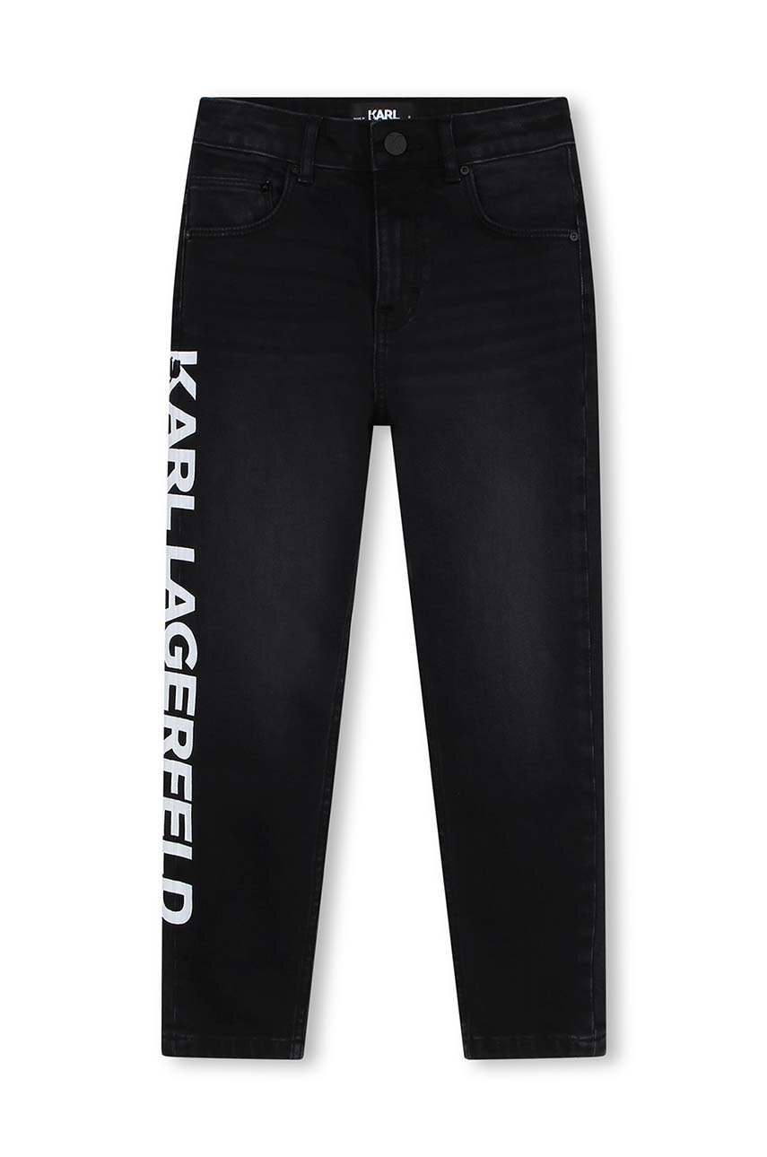

Детски дънки Karl Lagerfeld в, Черен