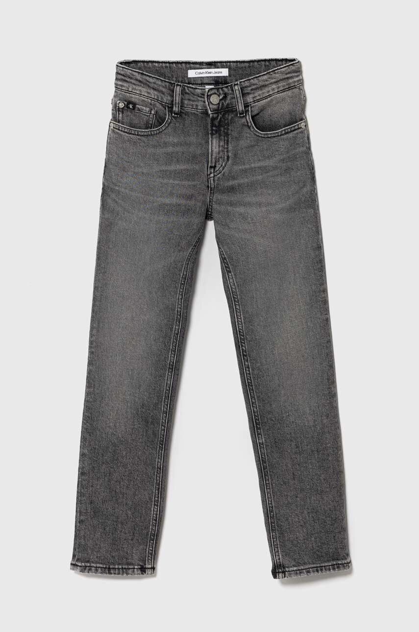 

Детски дънки Calvin Klein Jeans в, Сив