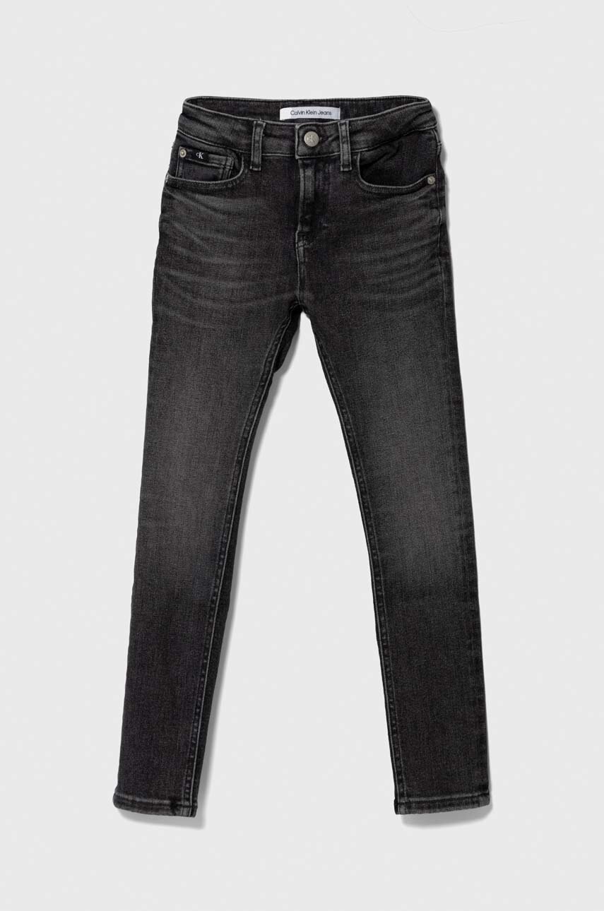 

Детски дънки Calvin Klein Jeans в, Сив
