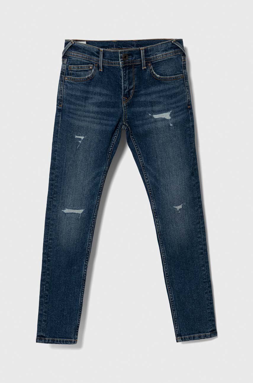 Džíny Pepe Jeans Finly - modrá - Hlavní materiál: 99 % Bavlna