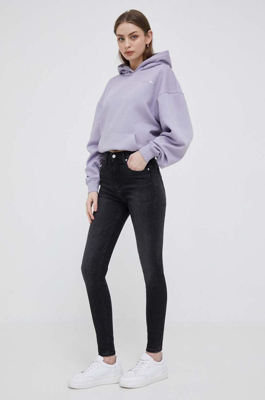 

Дънки Calvin Klein Jeans в сиво, Сив