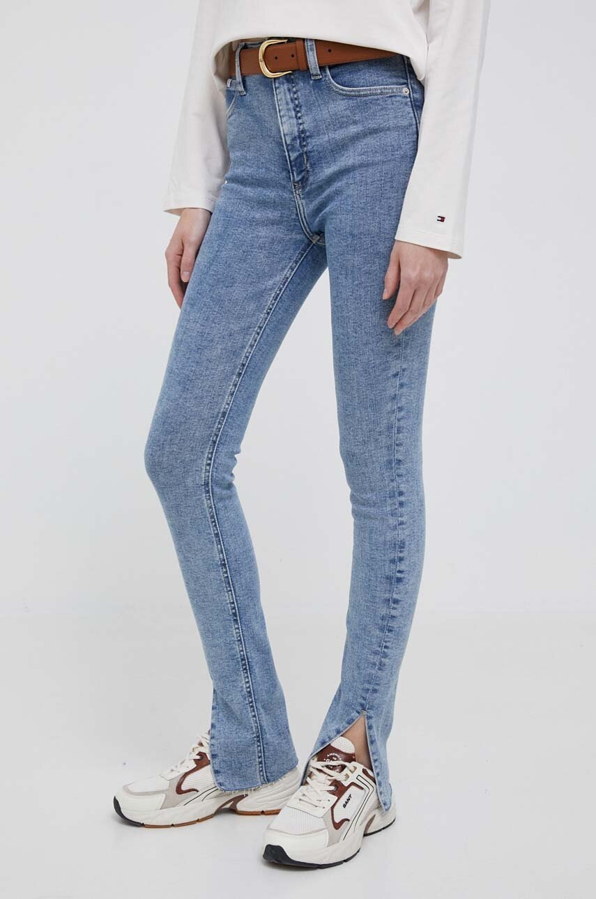 

Дънки Calvin Klein Jeans в синьо, Син