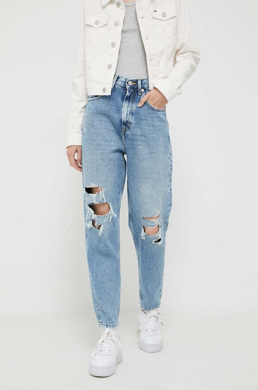 Tommy Jeans jeansi Mom Jean femei high waist