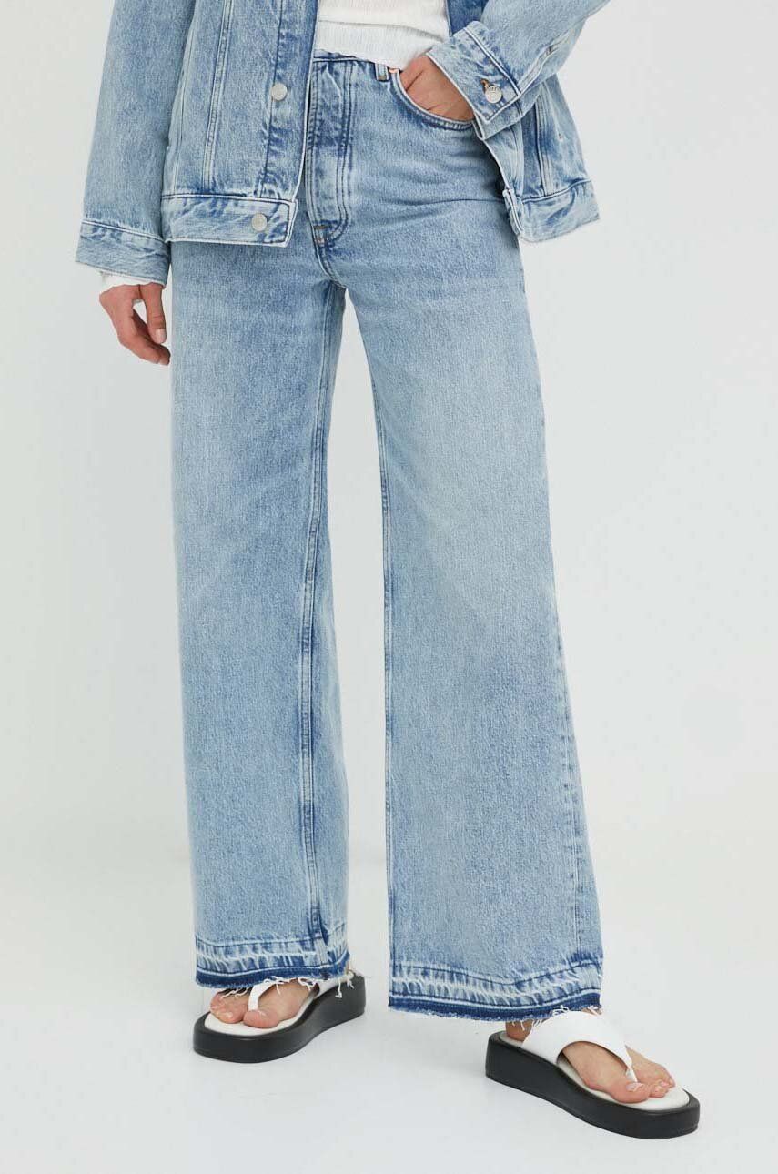 Samsoe Samsoe jeansi femei high waist answear.ro imagine noua