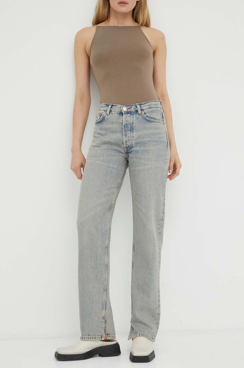 Samsoe Samsoe jeans Susan femei high waist