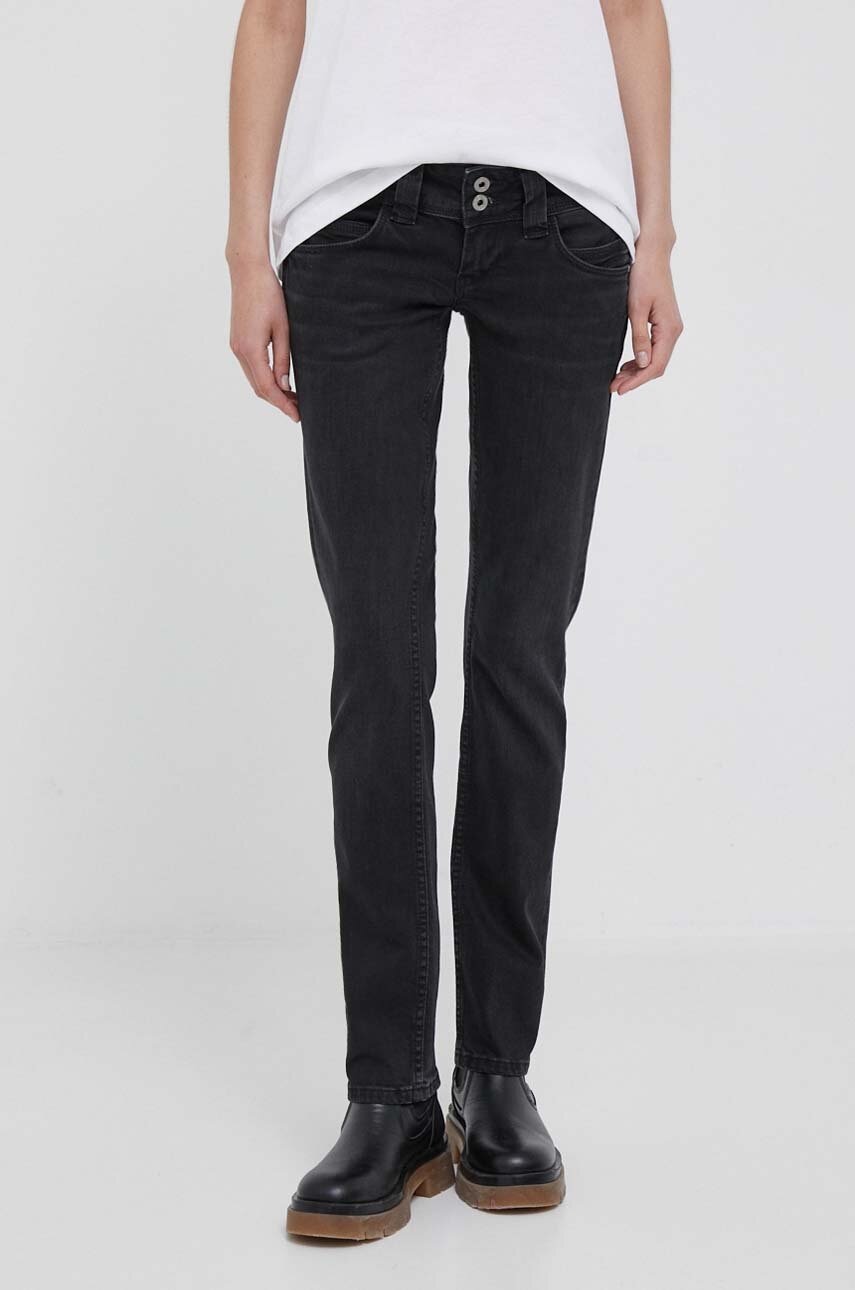 Levně Džíny Pepe Jeans dámské, low waist