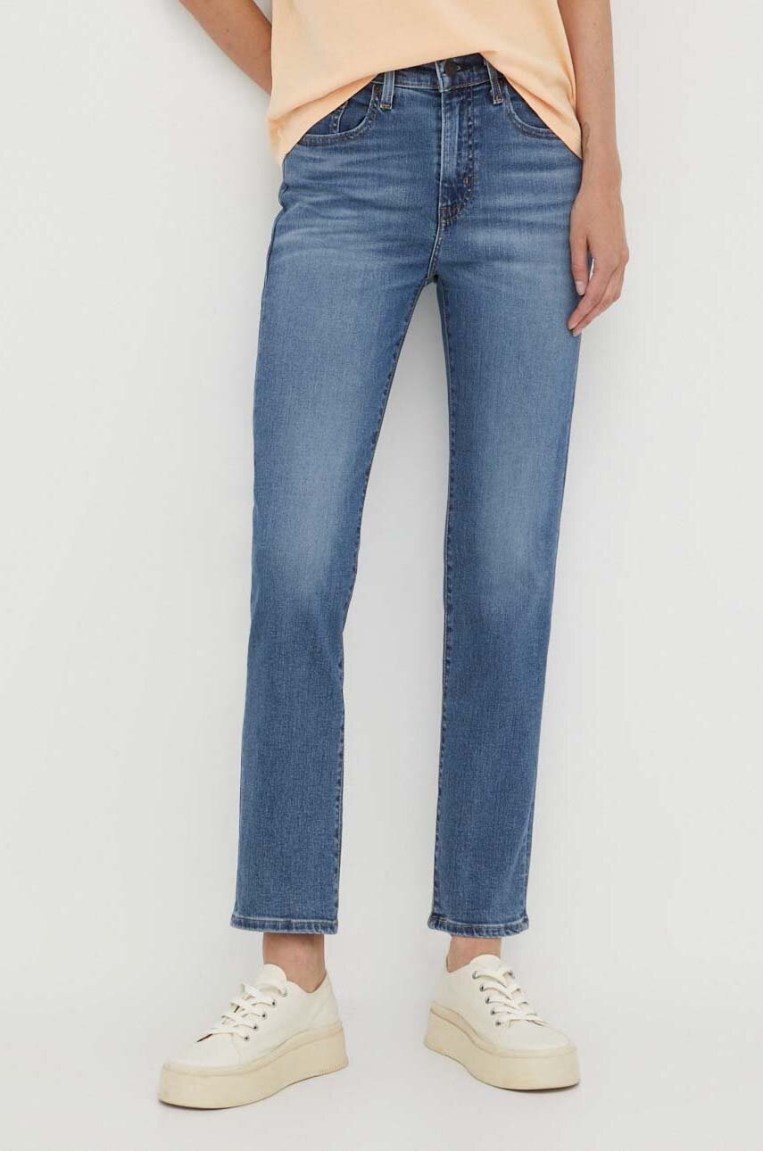 

Дънки Levi's 724 HIGH RISE STRAIGHT с висока талия, Син