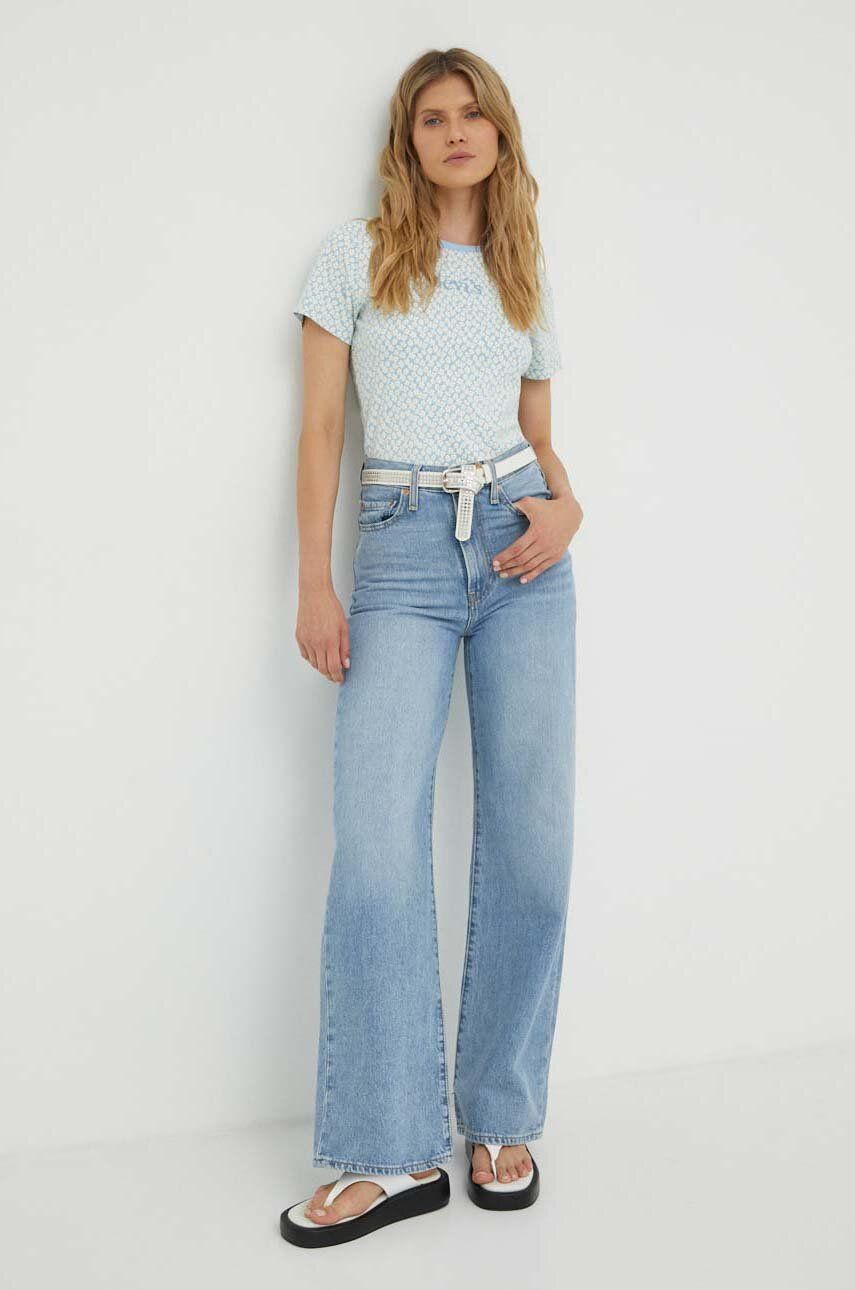 Traperice Levi's RIBCAGE WIDE LEG H223 Za žene