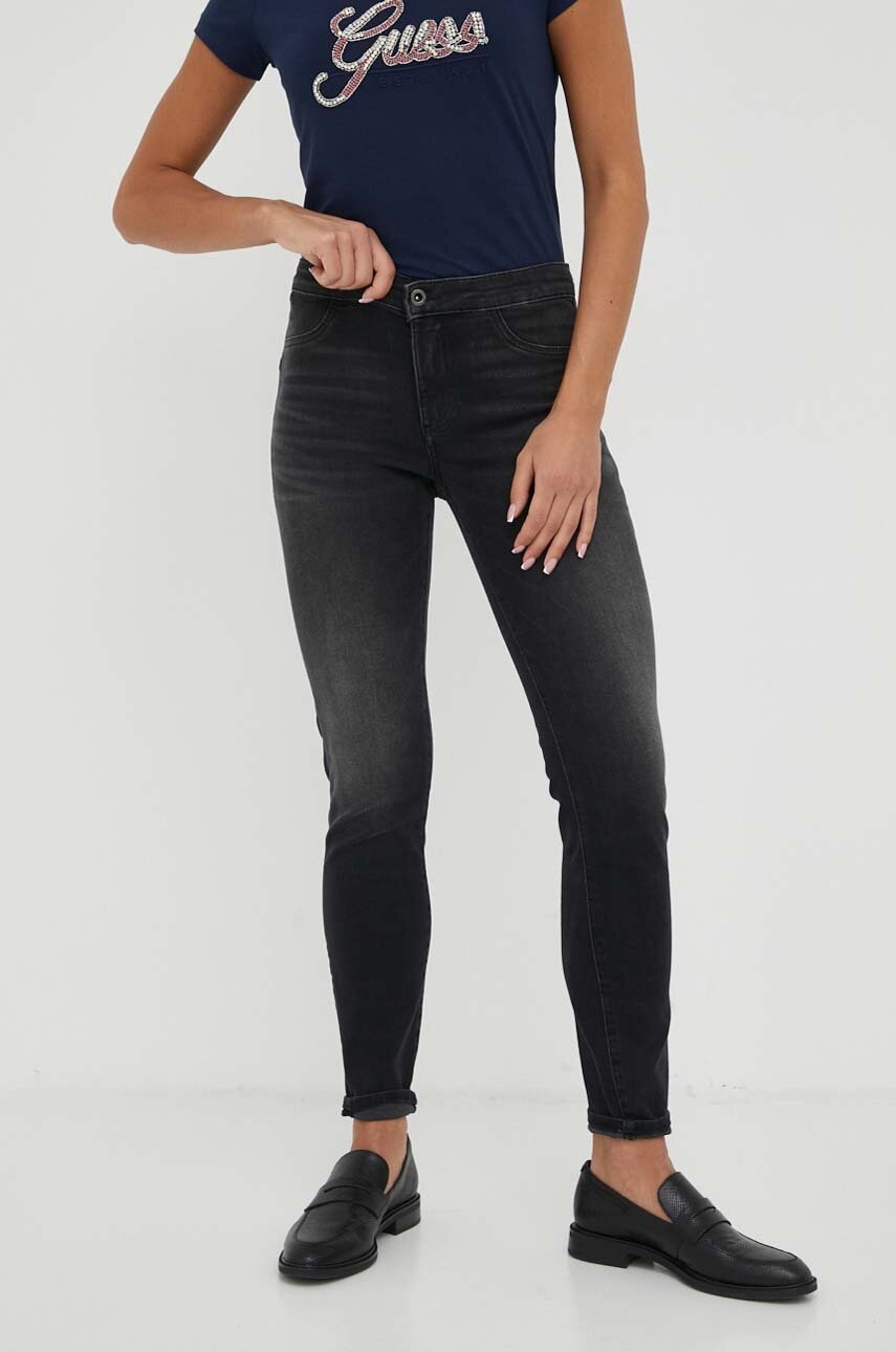 Armani Exchange Jeansi Femei, Culoarea Gri