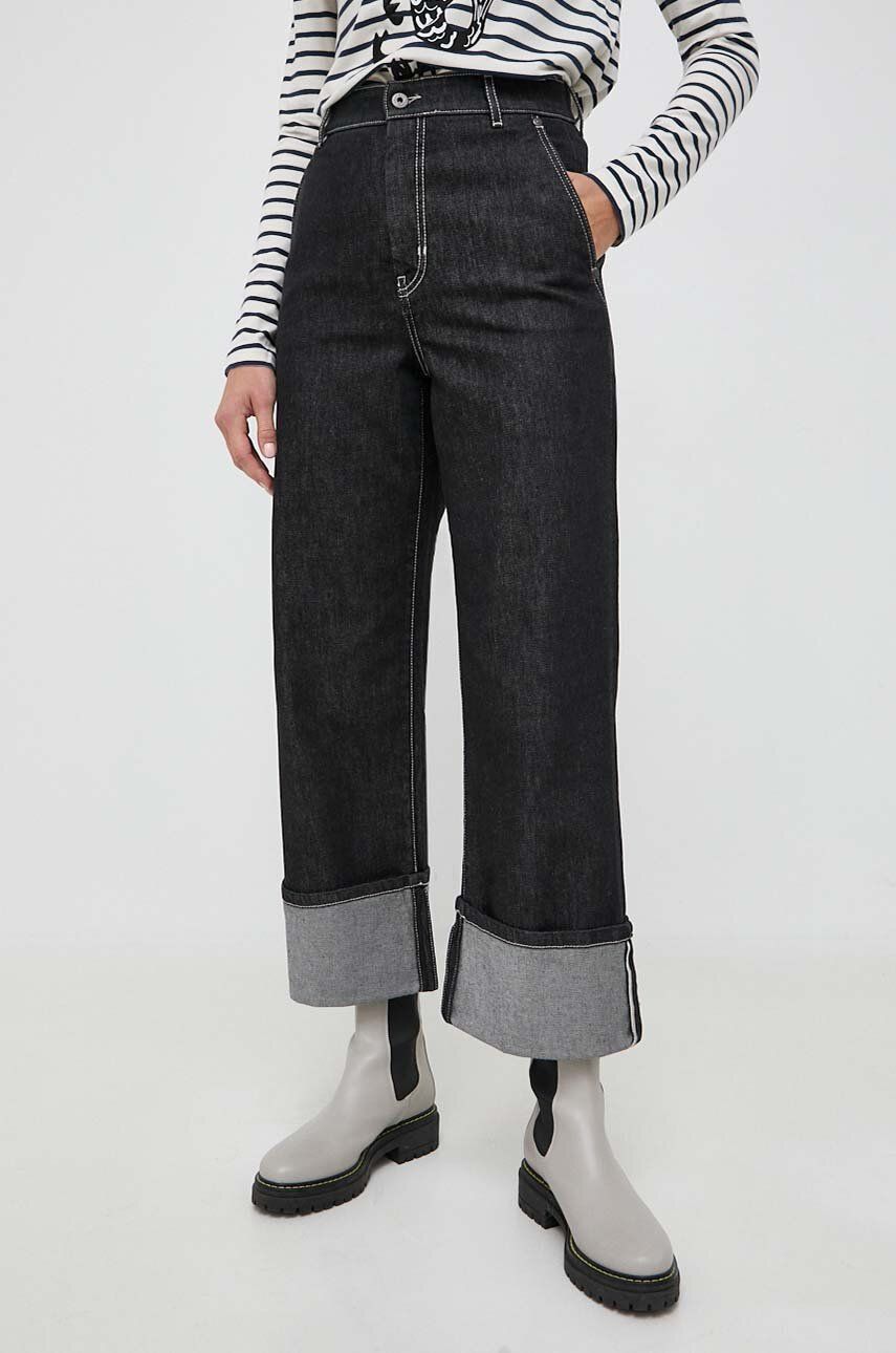 Weekend Max Mara jeansi x Kate Phelan femei high waist