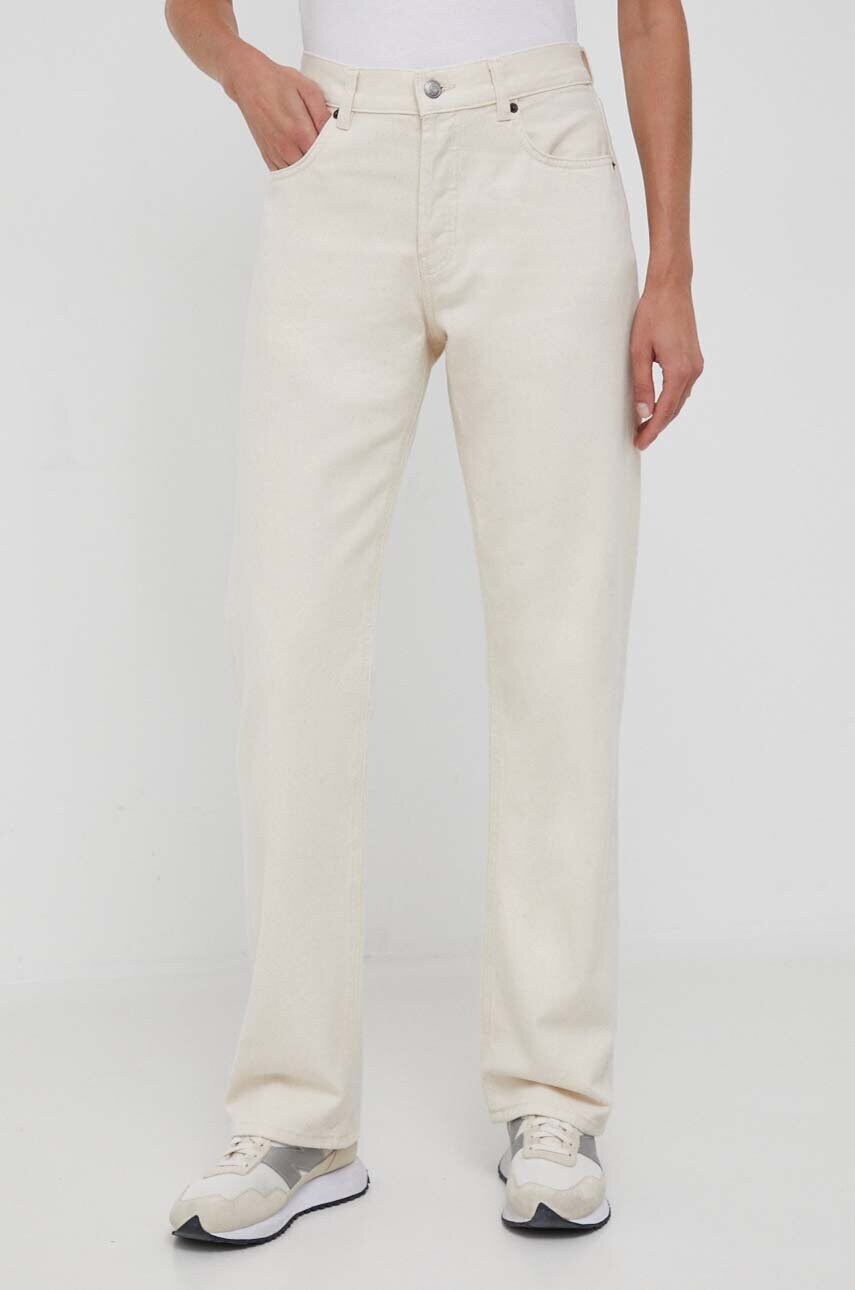 Sisley Jeansi Femei High Waist