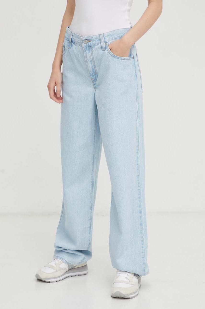 Levi’s jeansi BAGGY DAD femei medium waist answear.ro answear.ro