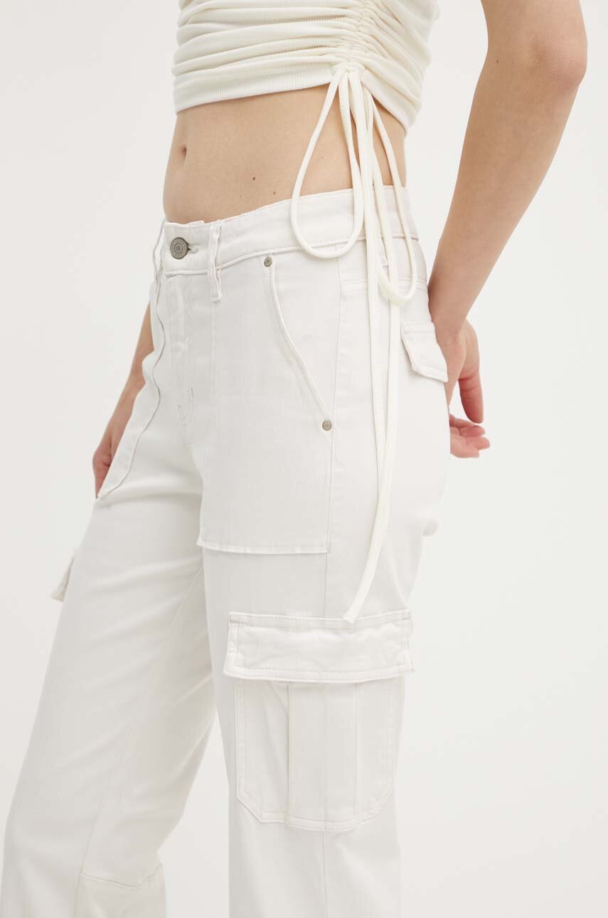 Παντελόνι Guess χρώμα: γκρι φωτογραφία