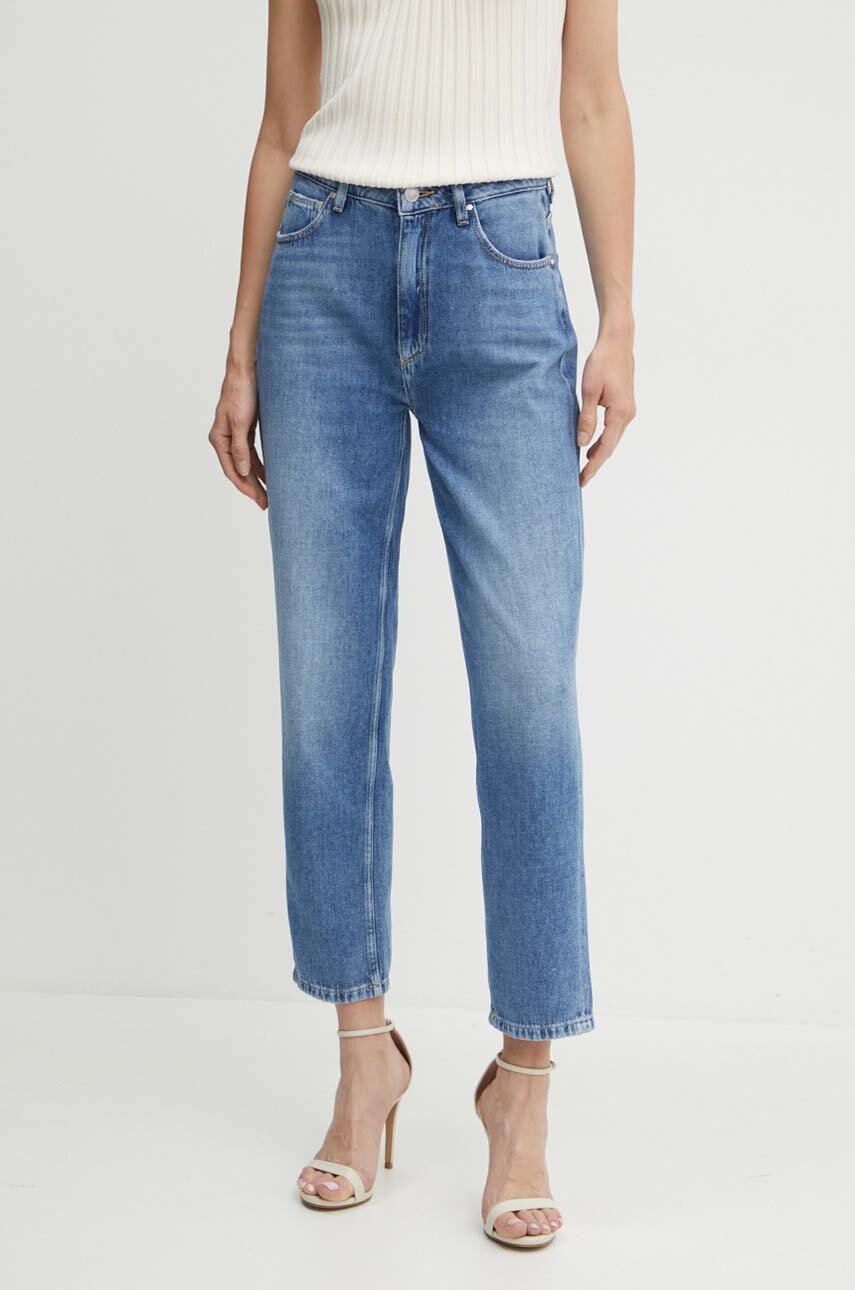 

Дънки Guess с висока талия W4RA21 D5912, Син