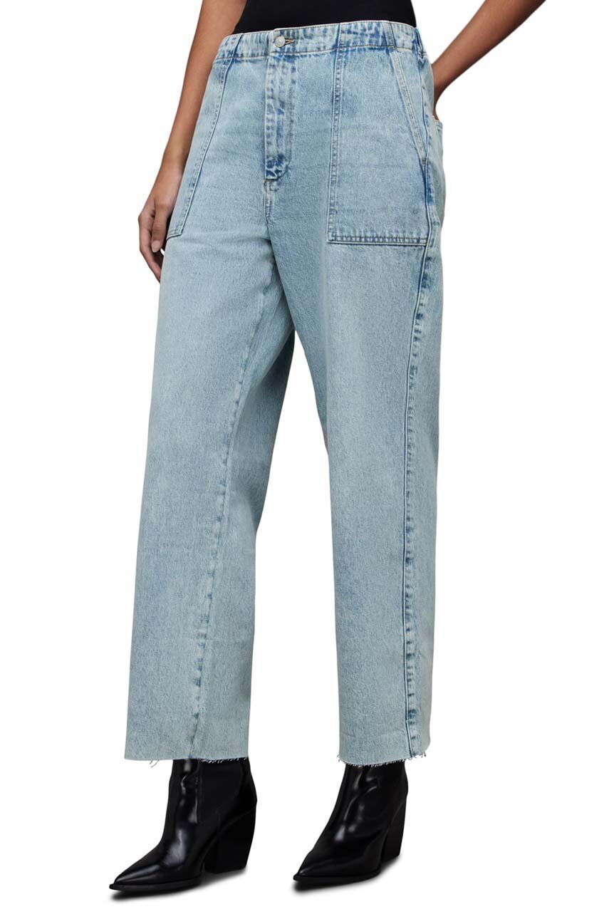 AllSaints jeansi Freya femei high waist