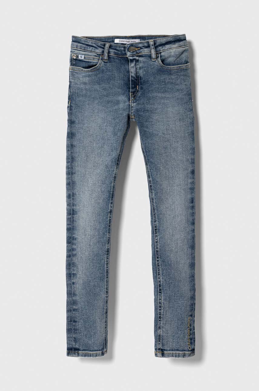 

Детски дънки Calvin Klein Jeans в, Син