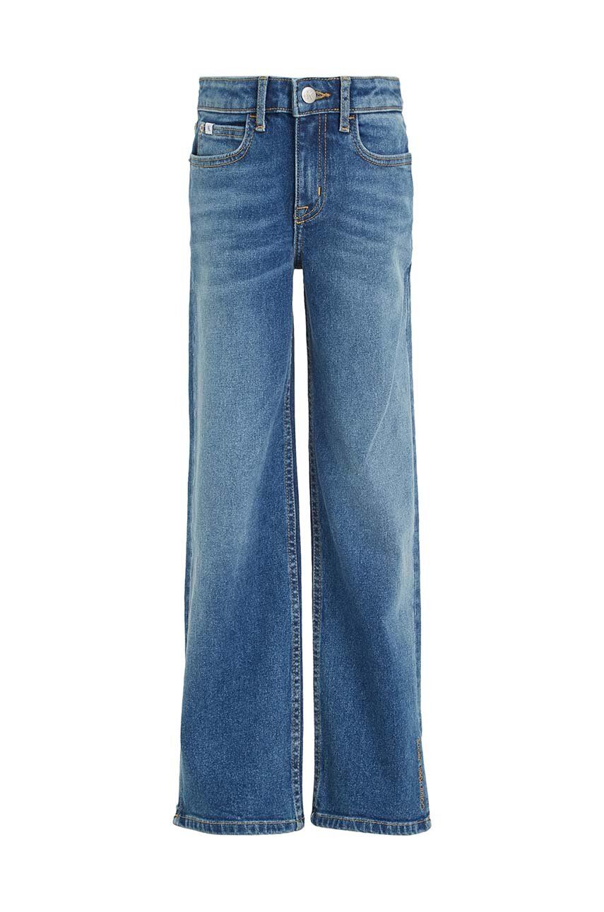 Džíny Calvin Klein Jeans - modrá -  99 % Bavlna
