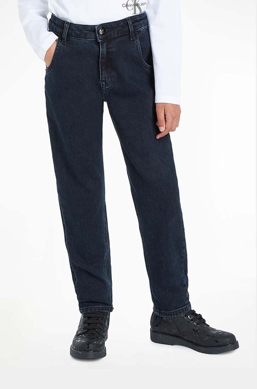 

Детски дънки Calvin Klein Jeans в, Тъмносин