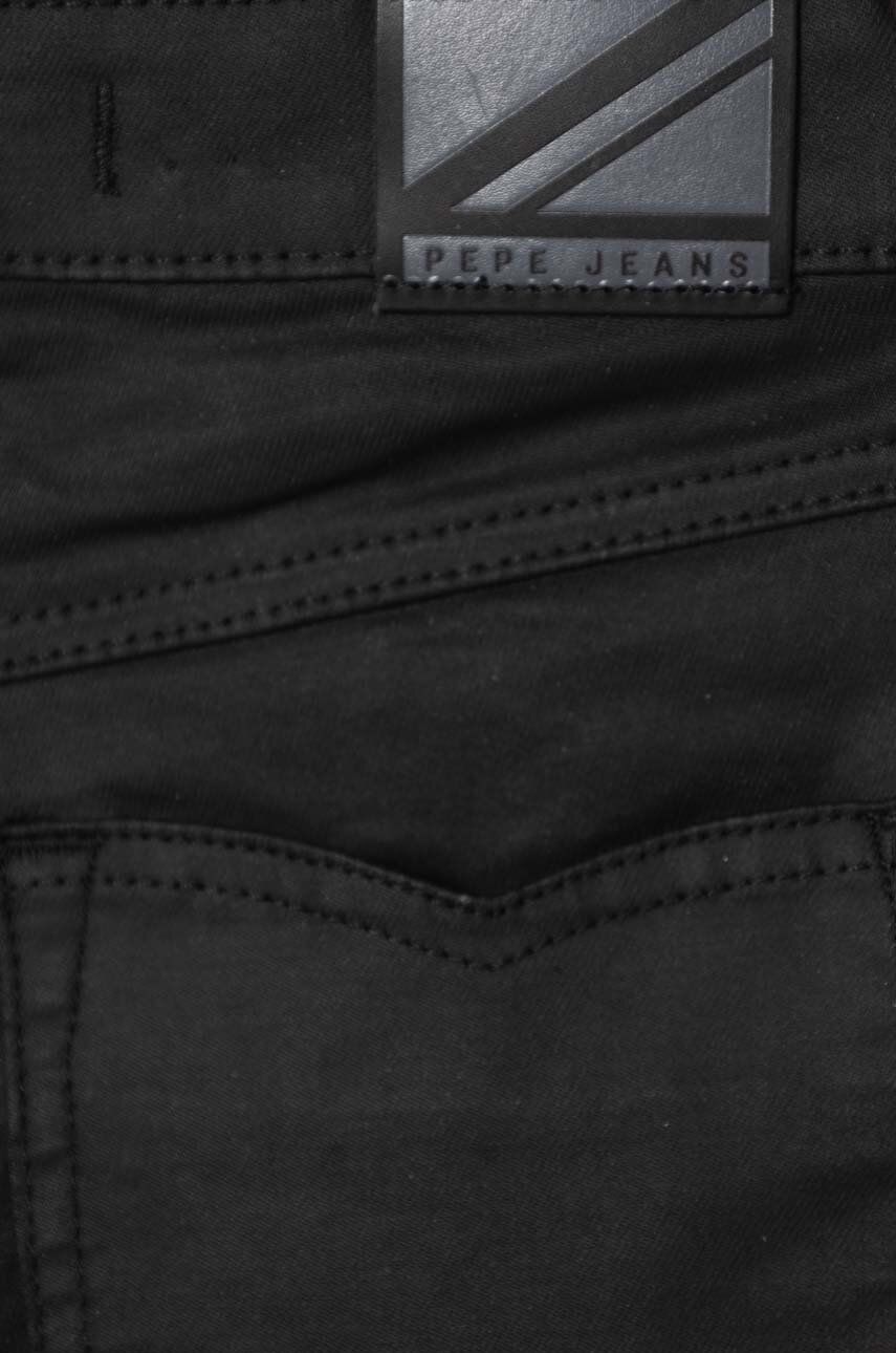 Pepe Jeans Pantaloni Copii Culoarea Negru, Neted