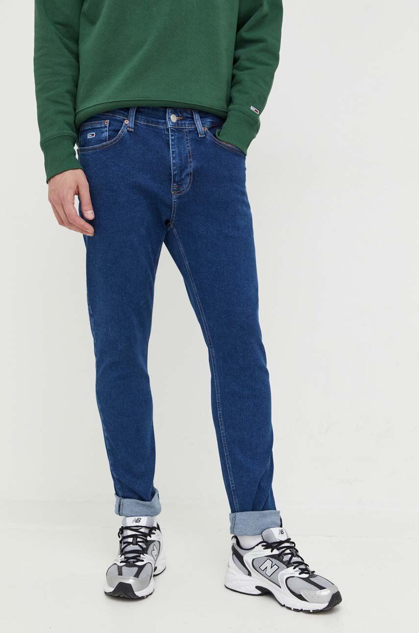 Tommy Jeans jeansi Austin barbati, culoarea albastru marin albastru