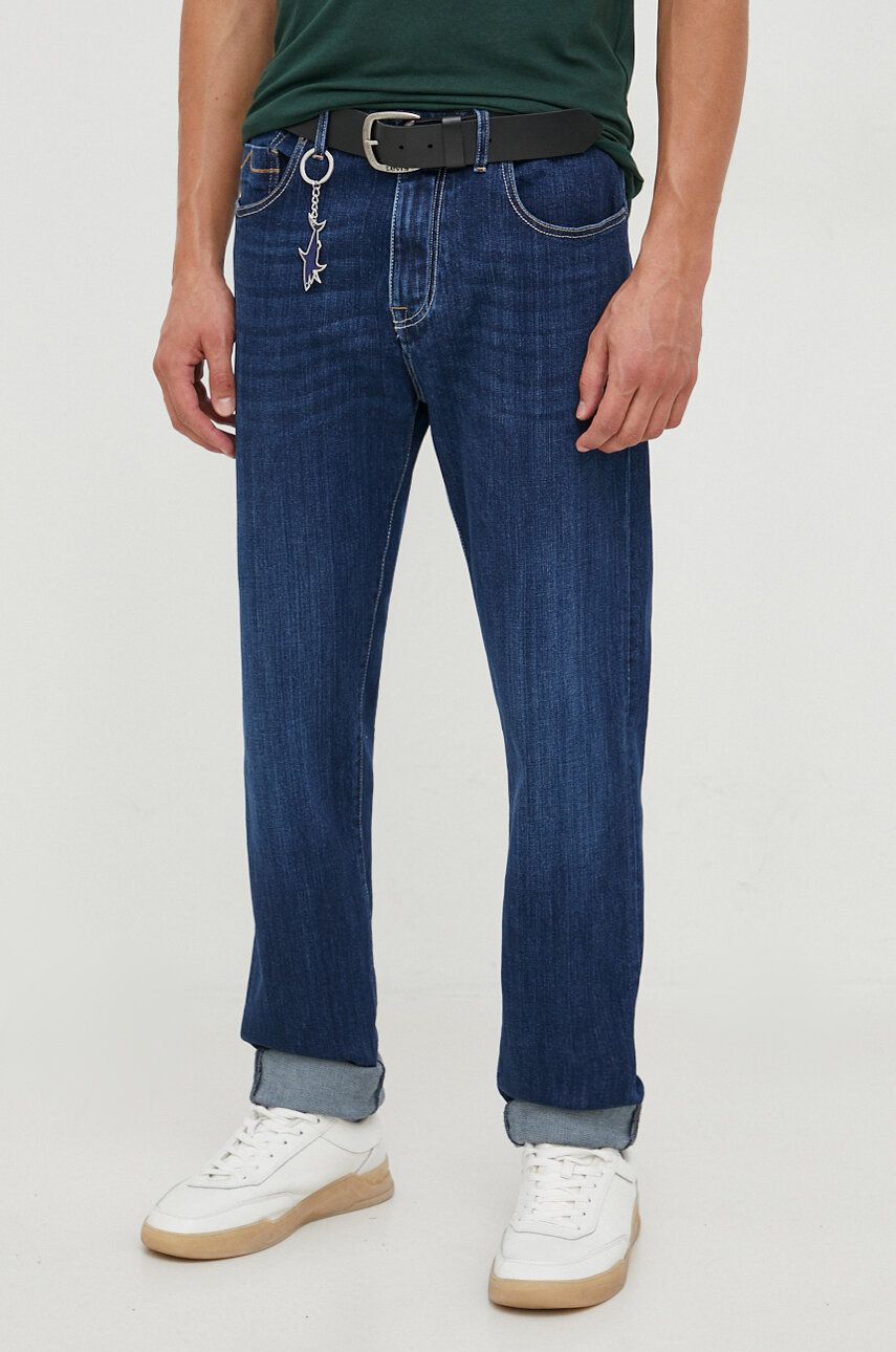 Paul&Shark jeansi barbati, culoarea albastru marin