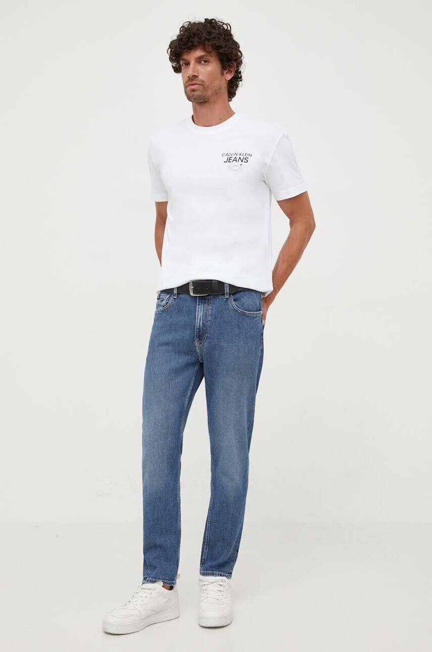 

Дънки Calvin Klein Jeans в, Син