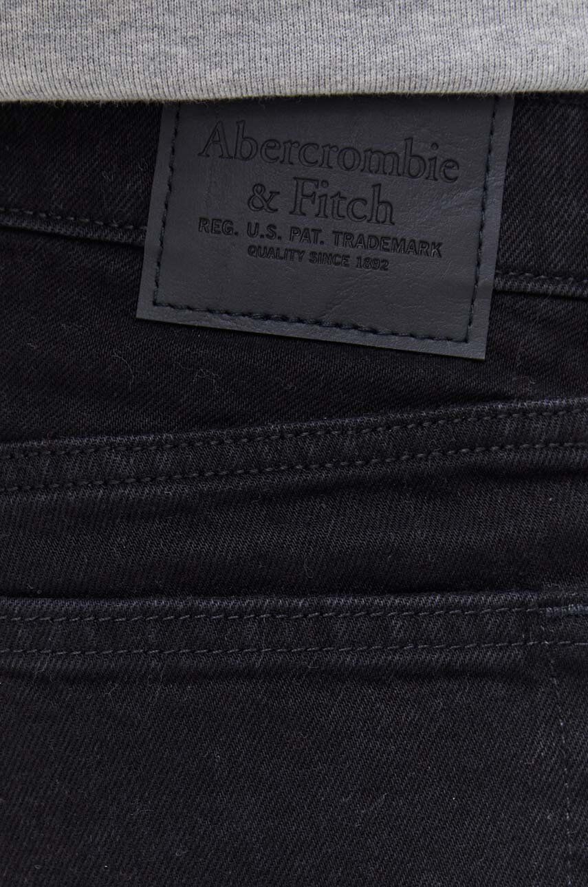 Abercrombie & Fitch jeansy męskie kolor czarny