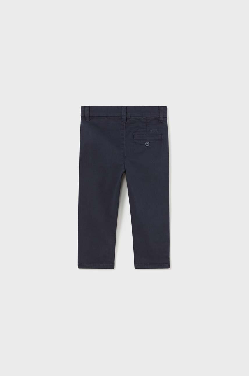 Штани для немовлят Mayoral колір синій однотонні Штани для немовлят Mayoral колір синій однотонні