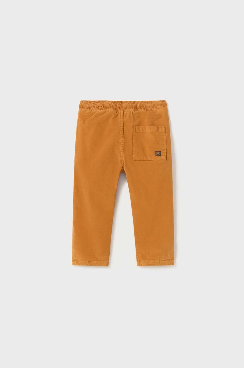 Mayoral Pantaloni Bebe Culoarea Bej, Neted