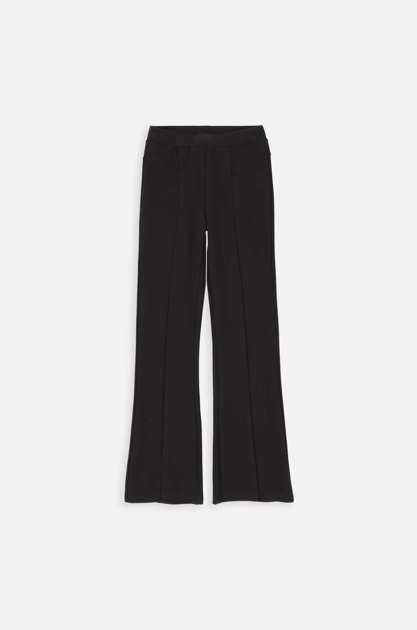 Дитячі штани Coccodrillo колір чорний однотонні Дитячі штани Coccodrillo колір чорний однотонні