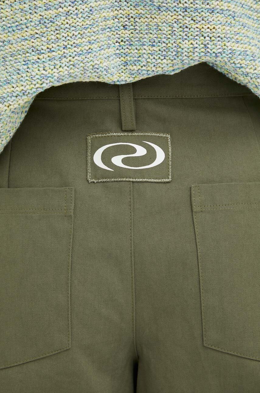 Βαμβακερό παντελόνι Résumé χρώμα: πράσινο φωτογραφία