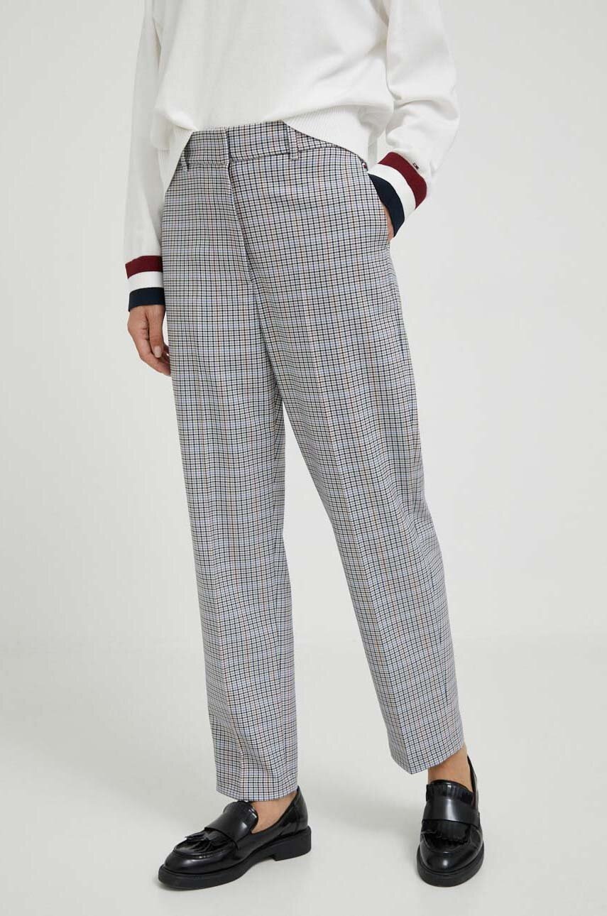 

Брюки Tommy Hilfiger женские фасон сигареты высокая посадка