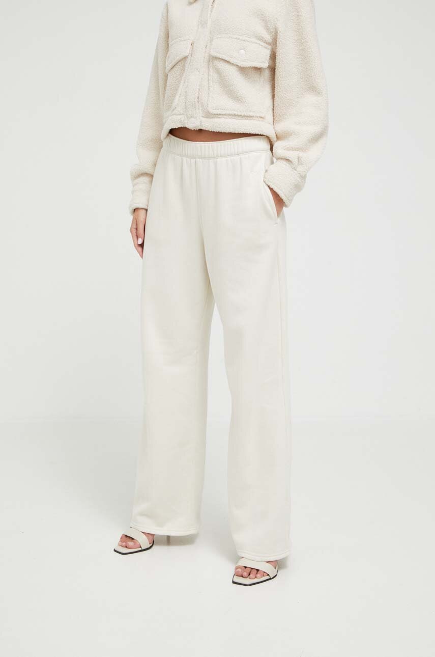 

Спортен панталон Hollister Co. в бежово с изчистен дизайн, Бежов