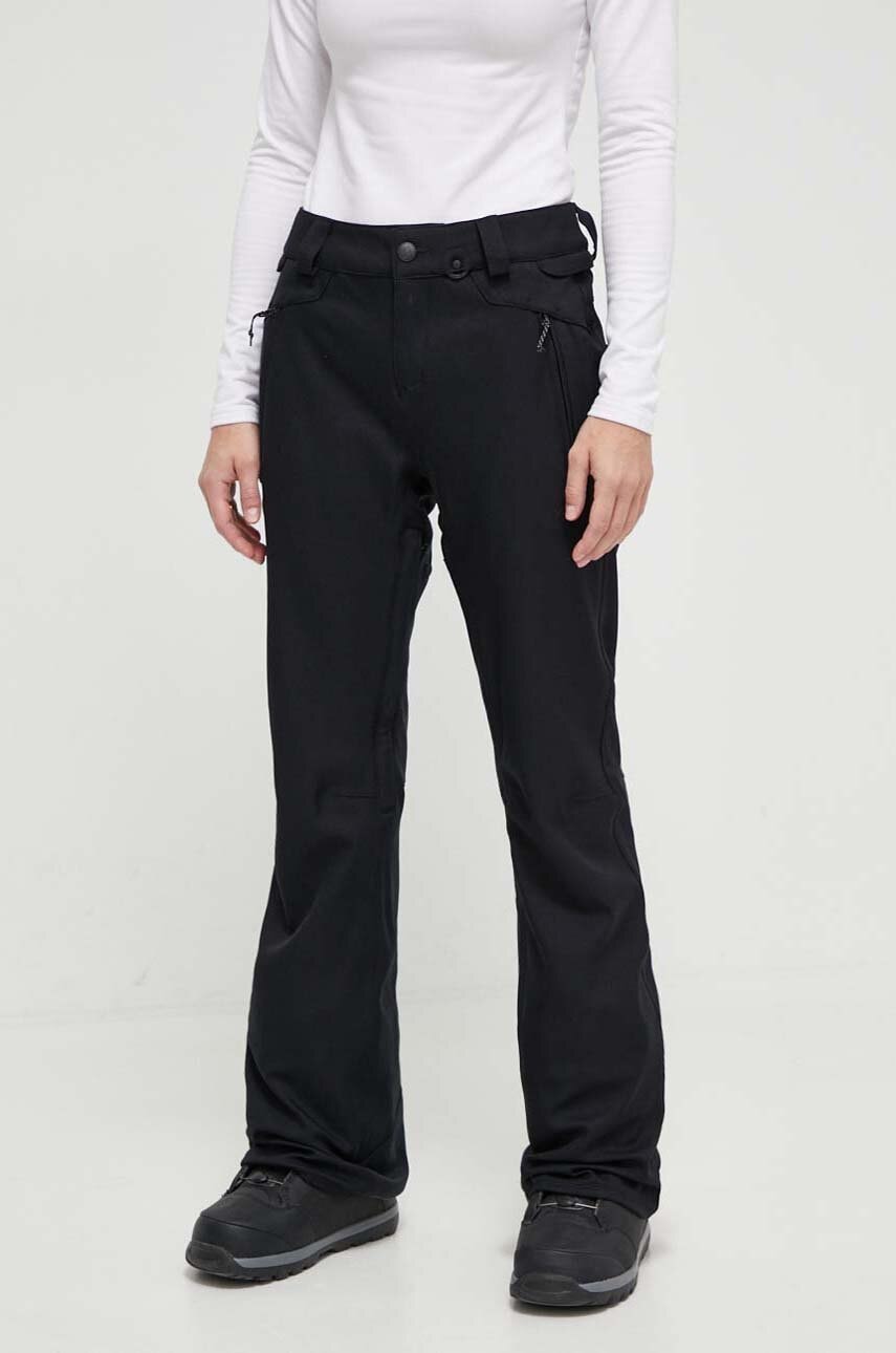 Volcom Pantaloni Species Stretch Culoarea Negru