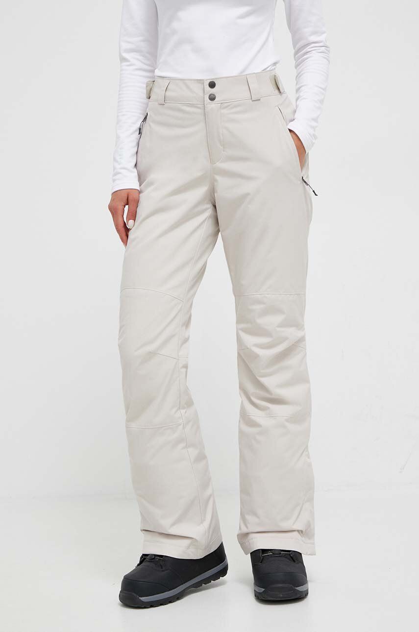 Columbia pantaloni Shafer Canyon Insulated culoarea bej