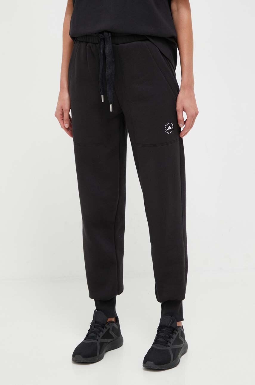 

Спортивные штаны adidas by Stella McCartney цвет чёрный однотонные