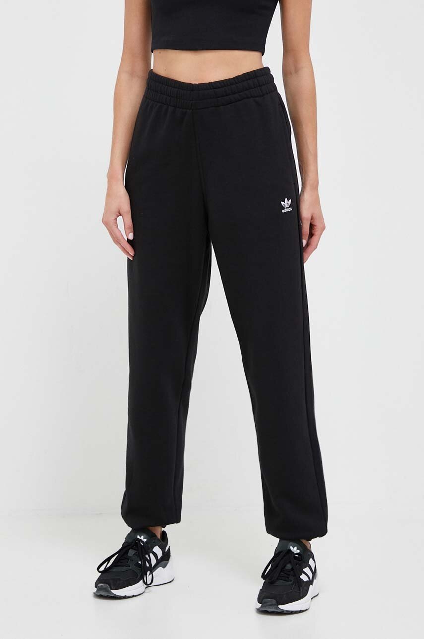 adidas Originals pantaloni de trening culoarea negru, uni