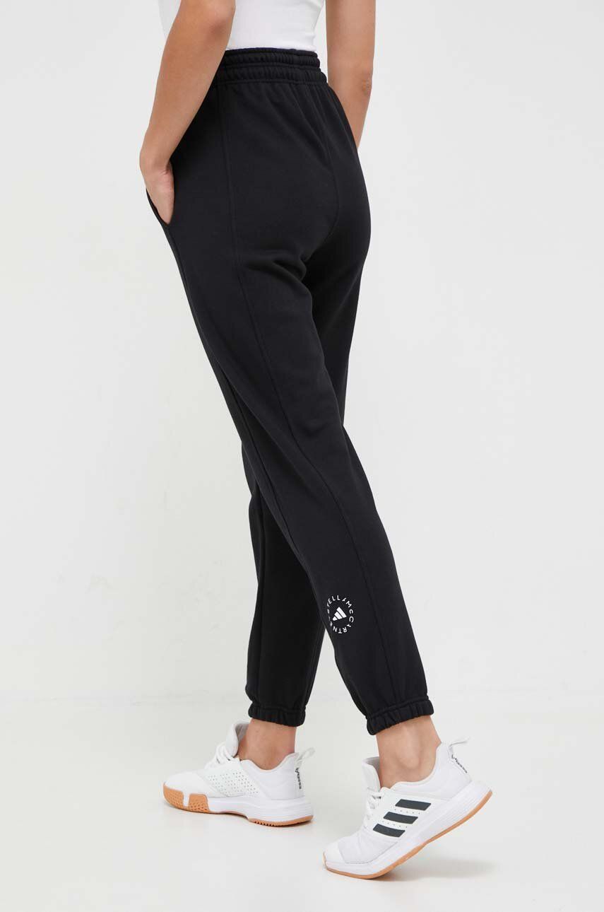 Adidas By Stella McCartney Pantaloni De Trening Culoarea Negru, Neted