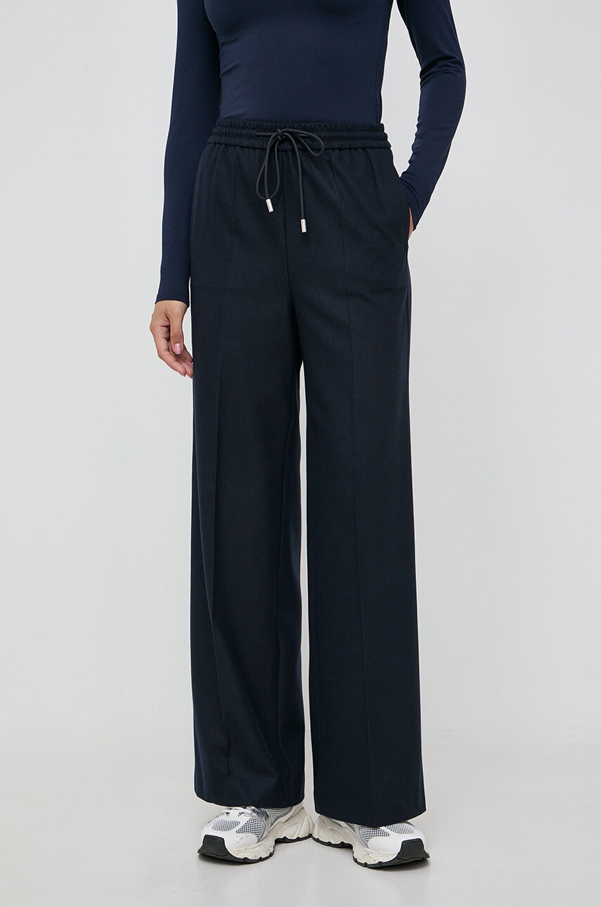 BOSS pantaloni femei, drept, high waist