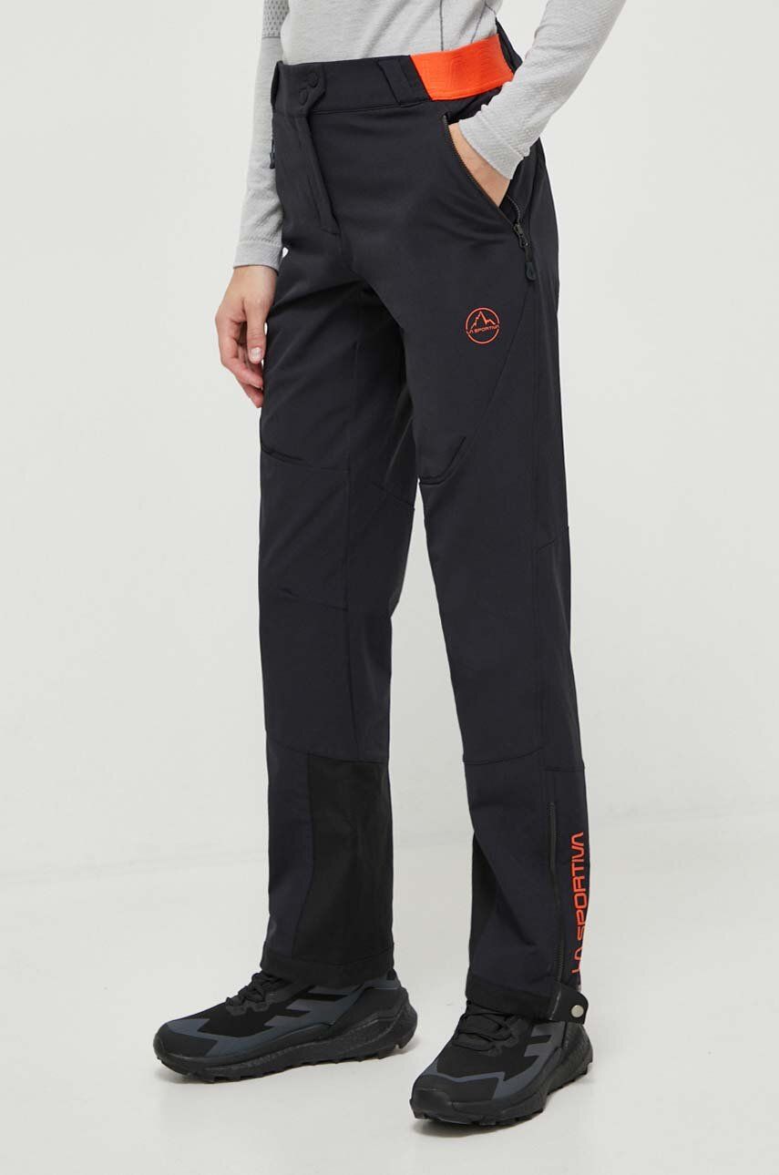 Outdoorové kalhoty LA Sportiva Orizion černá barva - černá - 64 % Recyklovaný polyamid