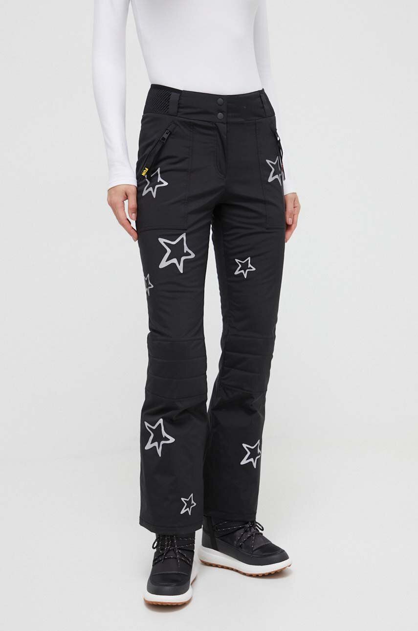 Levně Lyžařské kalhoty Rossignol Stellar x JCC černá barva