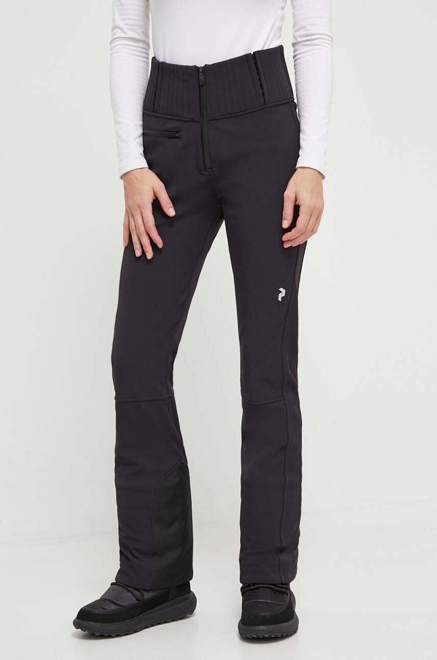 Peak Performance pantaloni de schi High Stretch culoarea negru