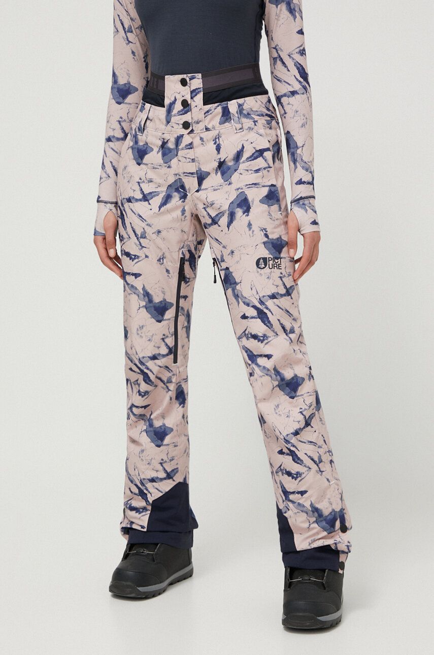 Kalhoty Picture Exa Printed - modrá - Hlavní materiál: 100 % Recyklovaný polyester Podšívka: 10