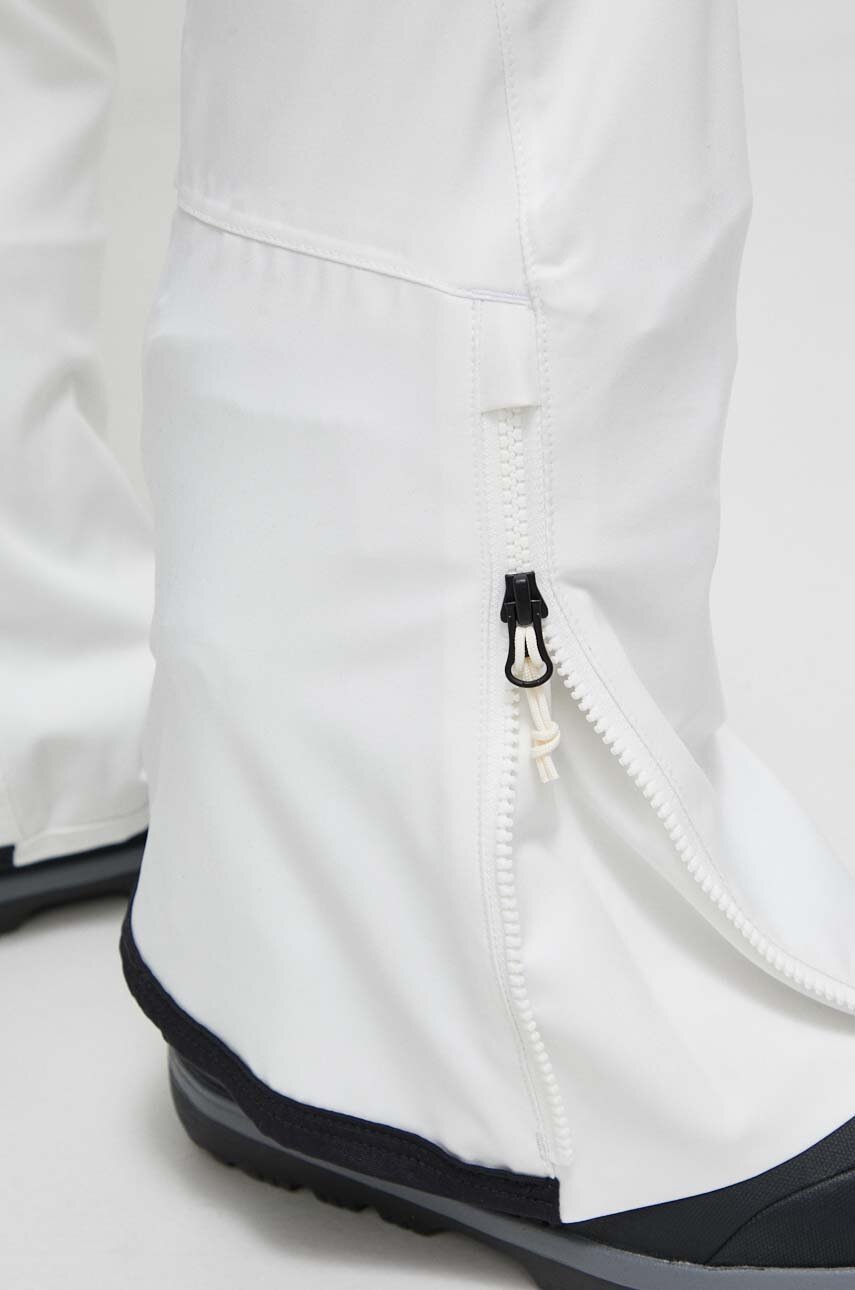 Παντελόνι Burton Marcy High Rise χρώμα: άσπρο φωτογραφία