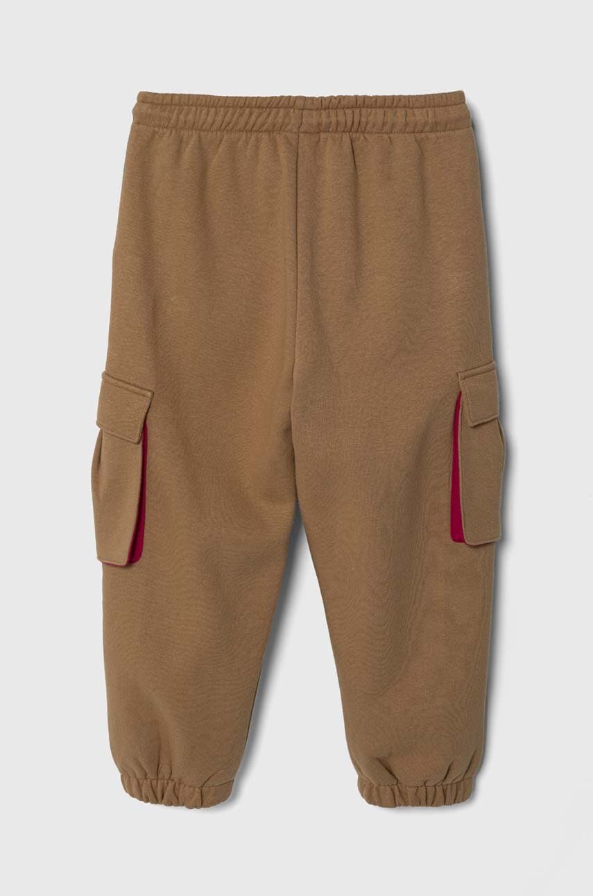 Детские спортивные штаны Sisley цвет бежевый однотонные в Ровном Детские спортивные штаны Sisley цвет бежевый однотонные в Ровном