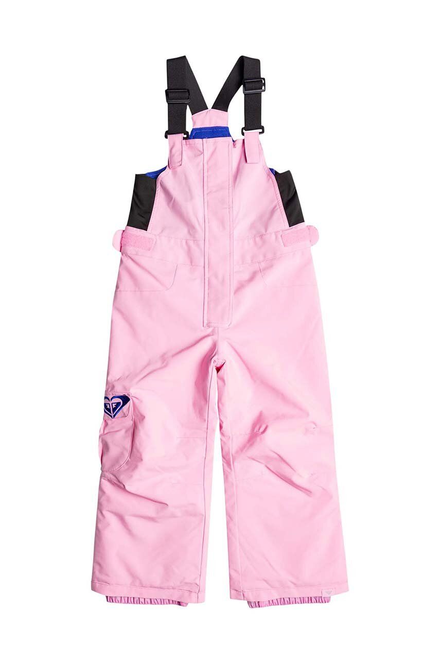 Roxy pantaloni de schi pentru copii LOLA BIB PT SNPT culoarea roz