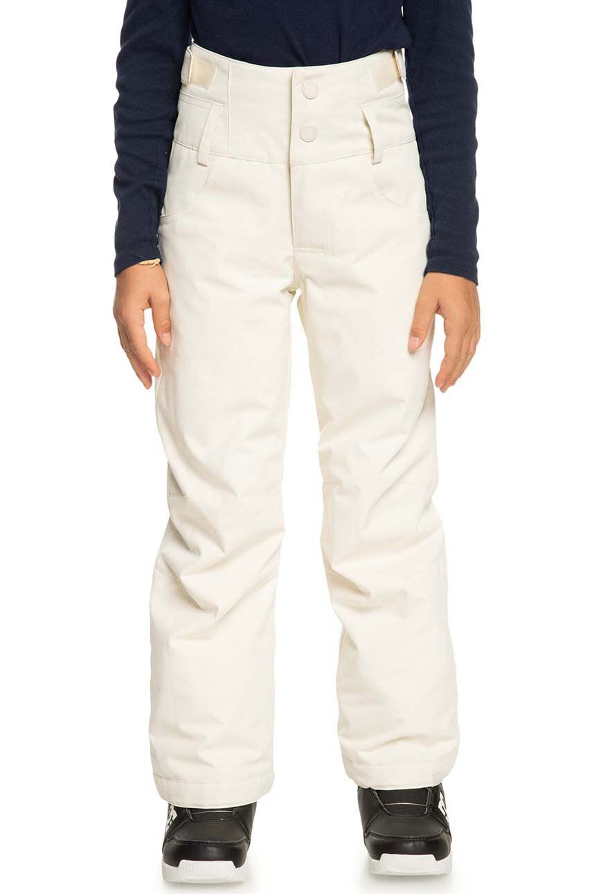 Roxy pantaloni de schi pentru copii DIVERSION GIRL SNPT culoarea bej