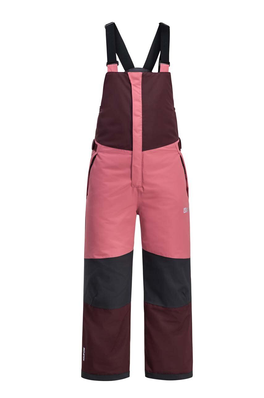 Dětské lyžařské kalhoty Jack Wolfskin ACTAMIC 2L INS BIB růžová barva - růžová - Podšívka: 100 % Pol