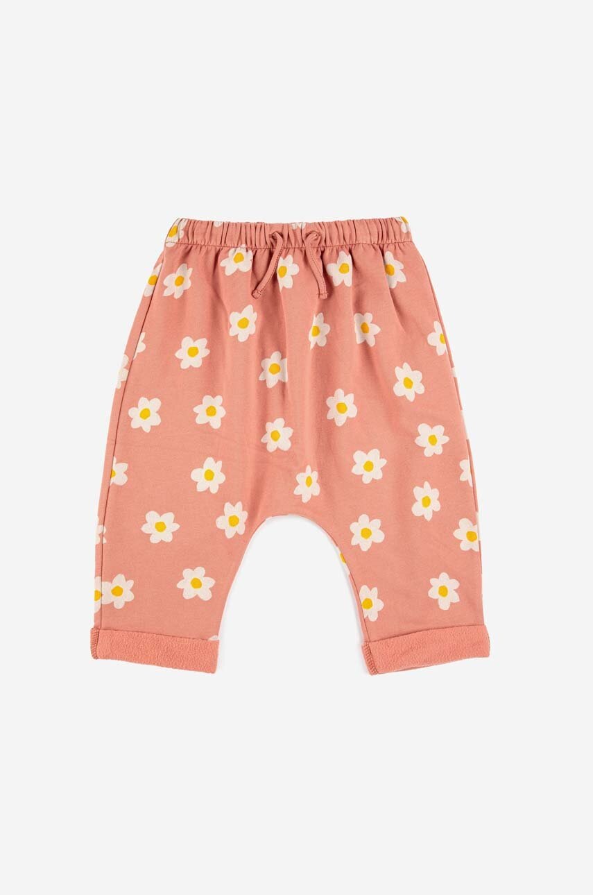 Детские спортивные штаны Bobo Choses цвет оранжевый с узором
