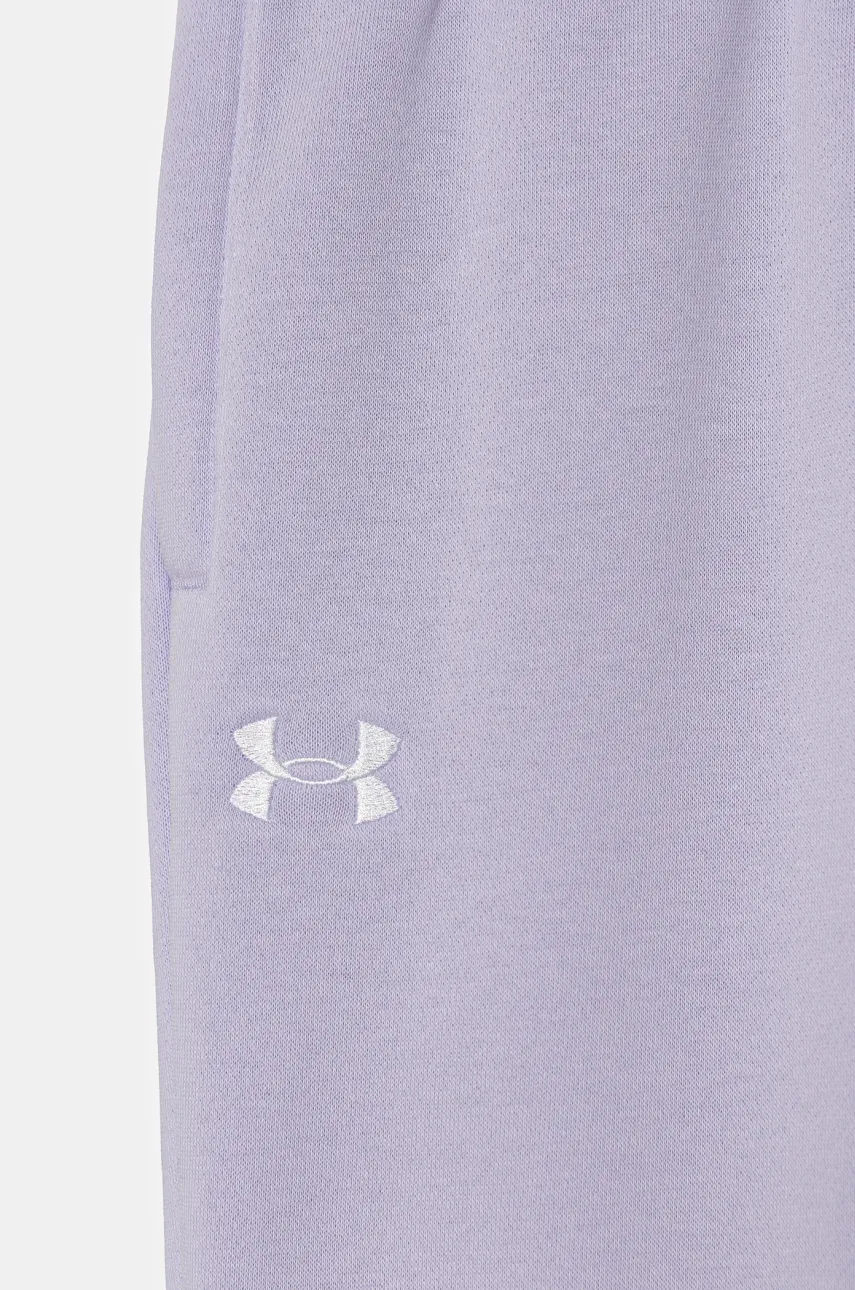 Under Armour Pantaloni De Trening Pentru Copii UA Rival Fleece Culoarea Violet, Neted